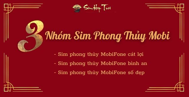 sim phong thủy mobifone
