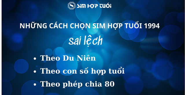 cách chọn sim hợp tuổi 1984 sai lệch