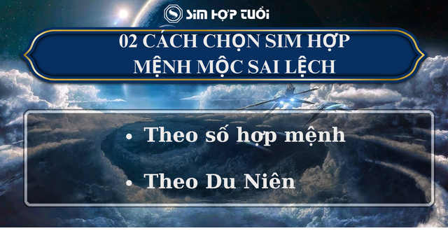 cách chọn sim hợp mệnh mộc sai lệch